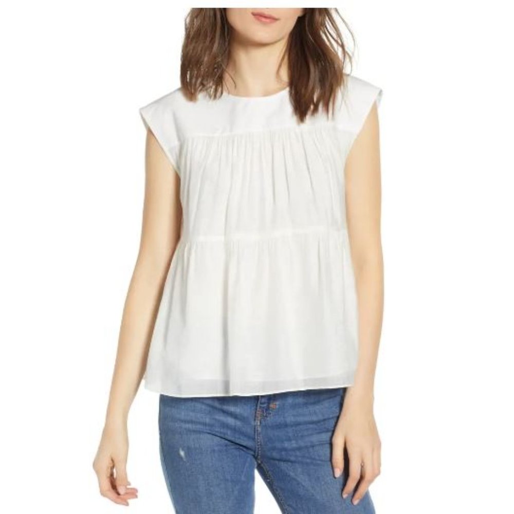 Rebecca Minkoff Gathered Lanzy Top NWT